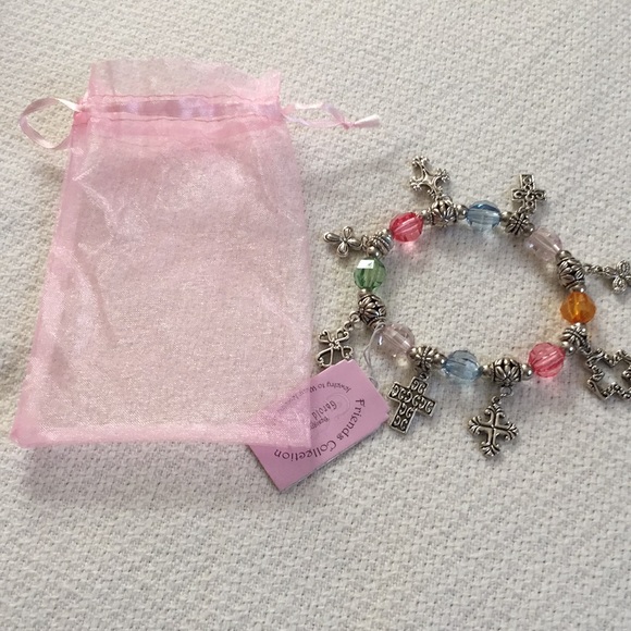 Garold c Miller  heart pink stretch bracelet 🌷🌷 - Picture 2 of 3